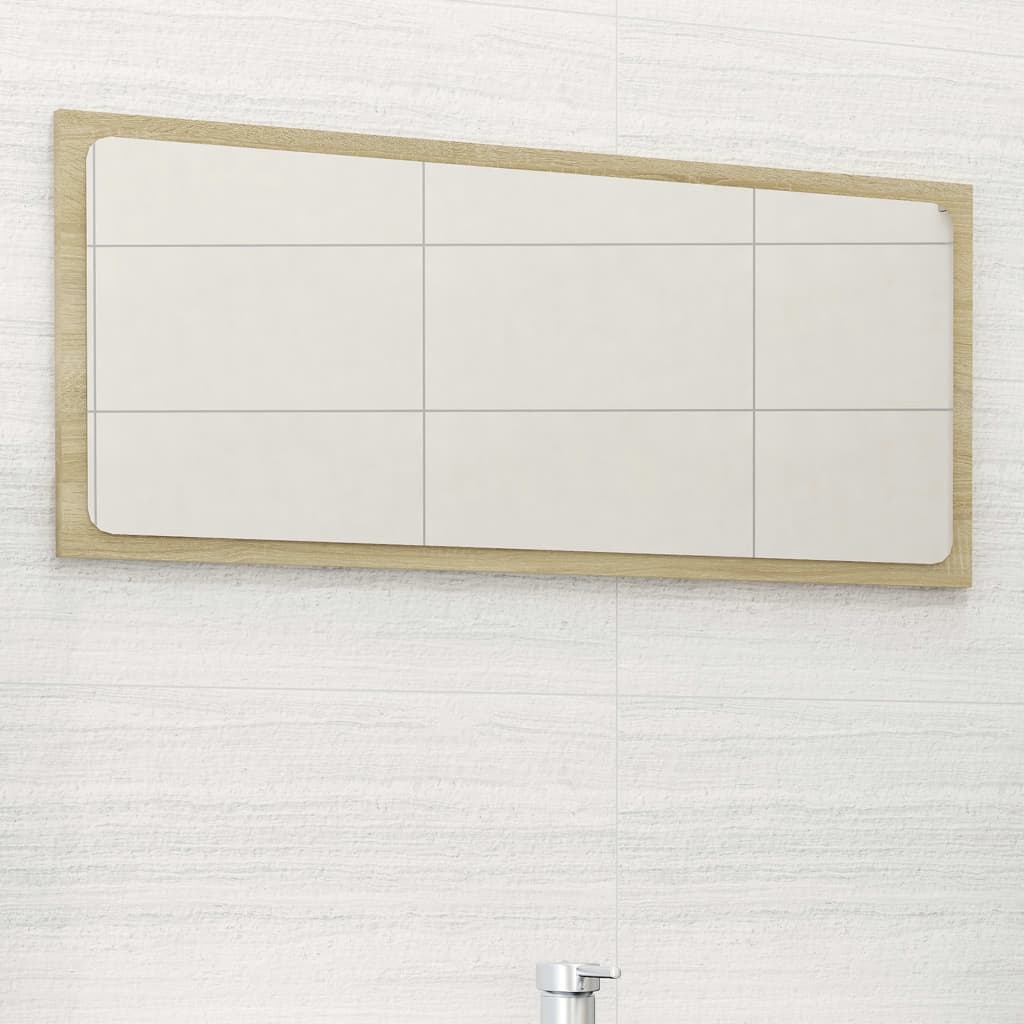 Bathroom Mirror Engineered Wood