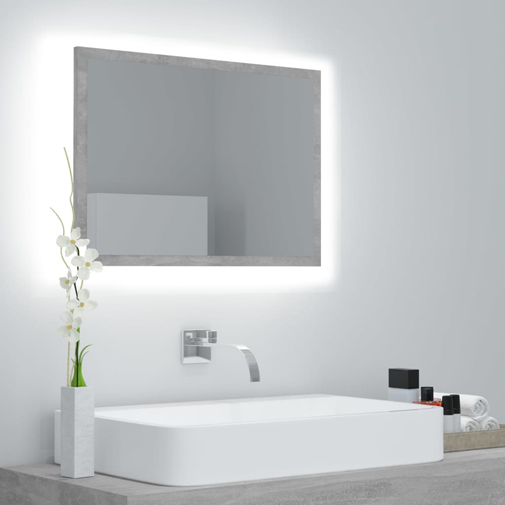 Led Bathroom Mirror 23.6&quot;X3.3&quot;X14.6&quot; Acrylic