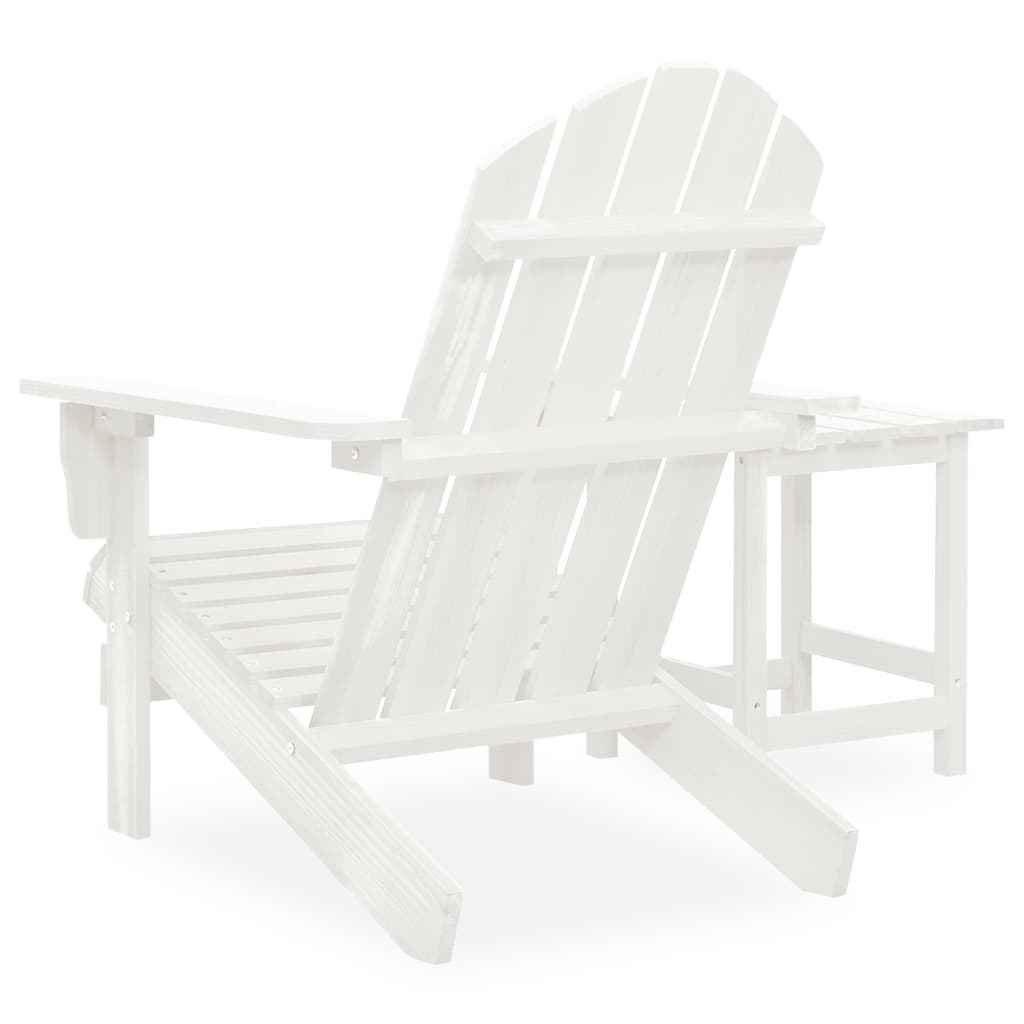 Patio Adirondack Chair With Table Solid Fir Wood