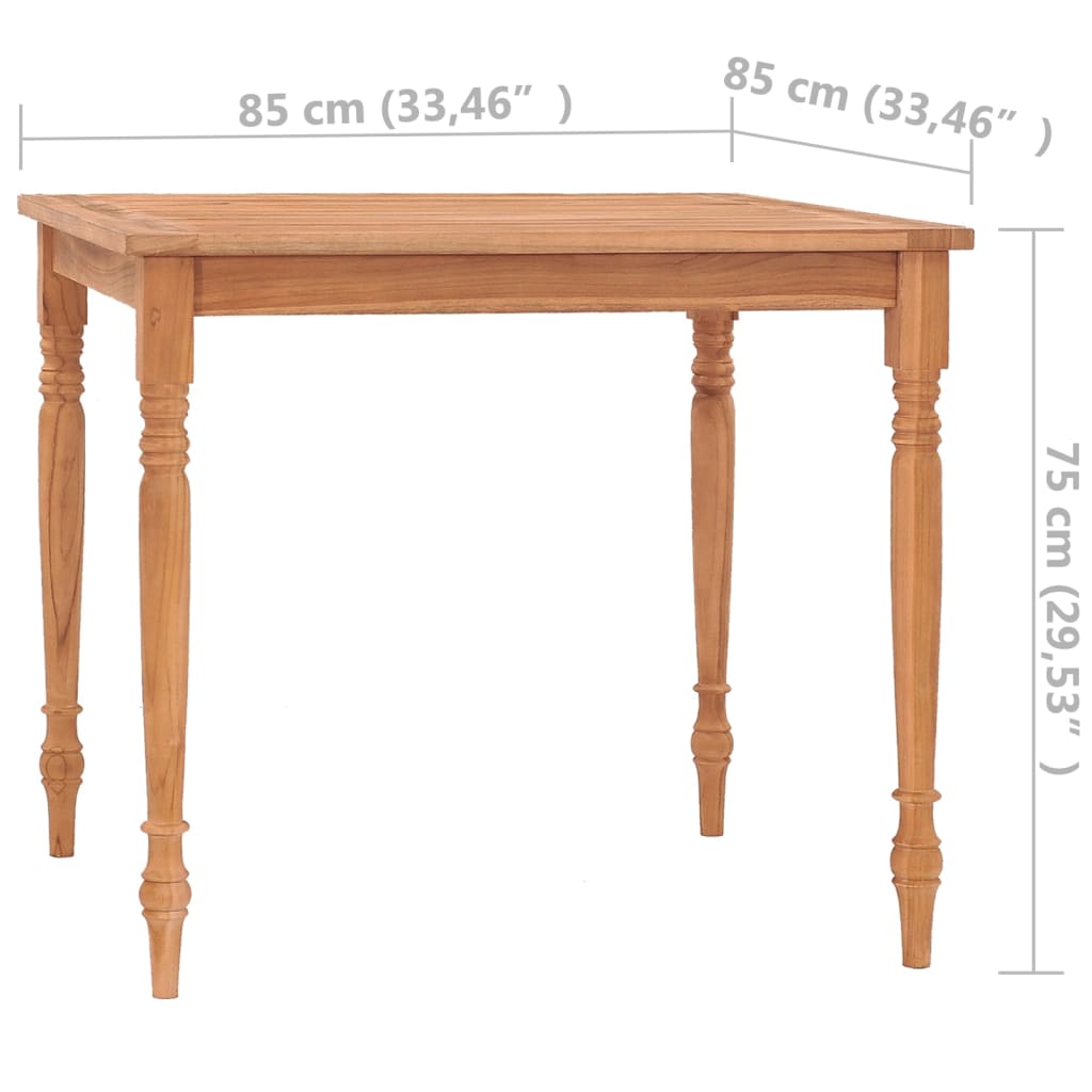 Batavia Table Solid Teak Wood