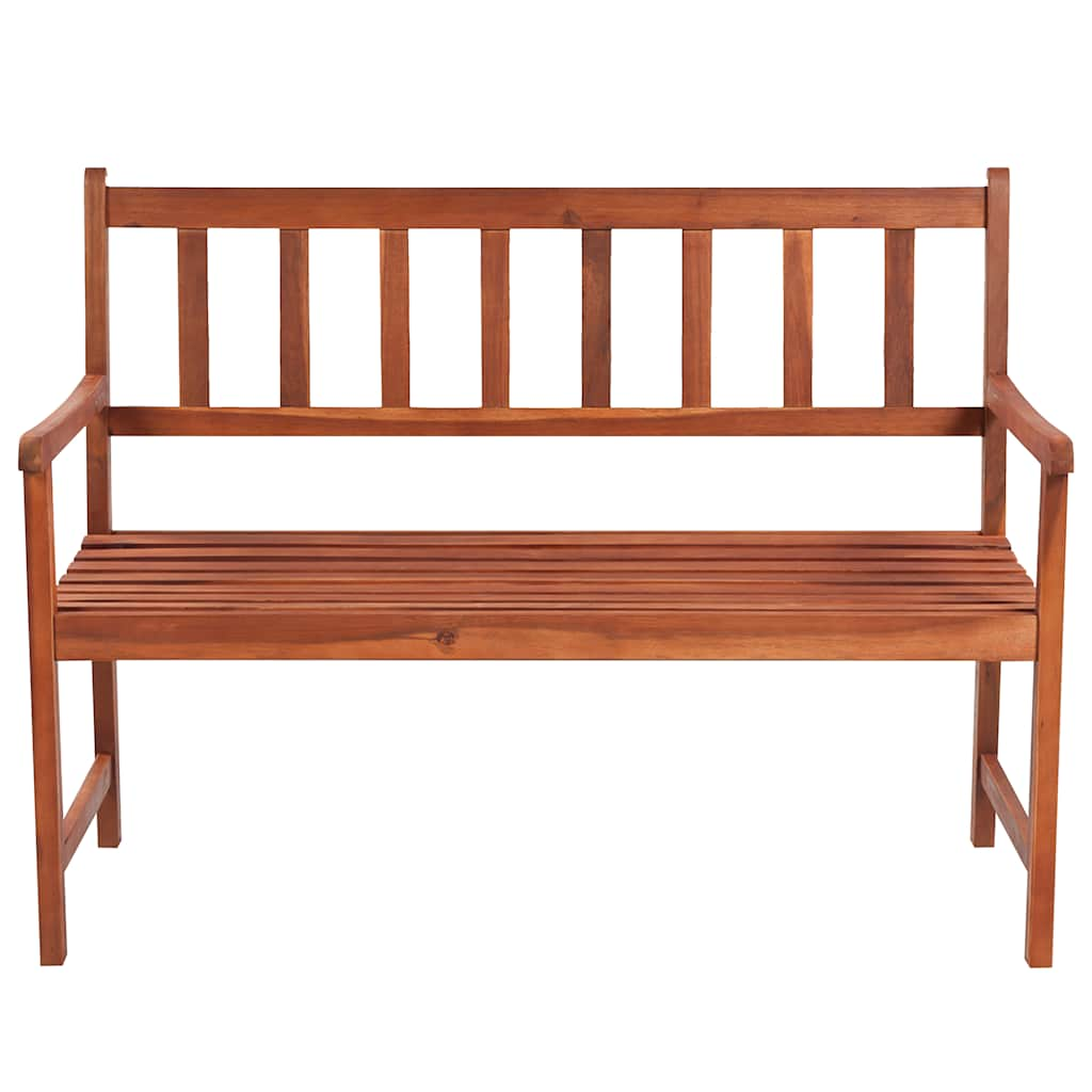 Patio Bench With Cushion 47.2&quot; Solid Acacia Wood