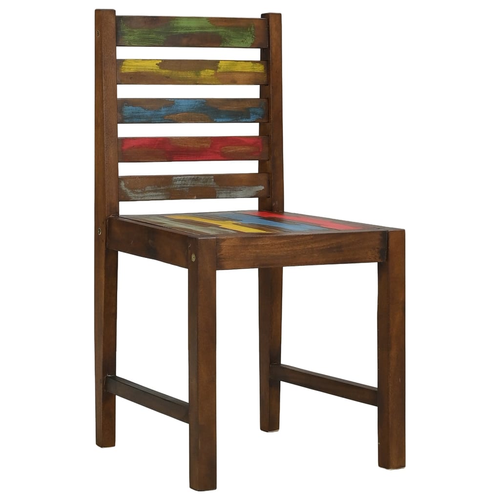 Dining Chairs 4 Pcs Solid Reclaimed Wood