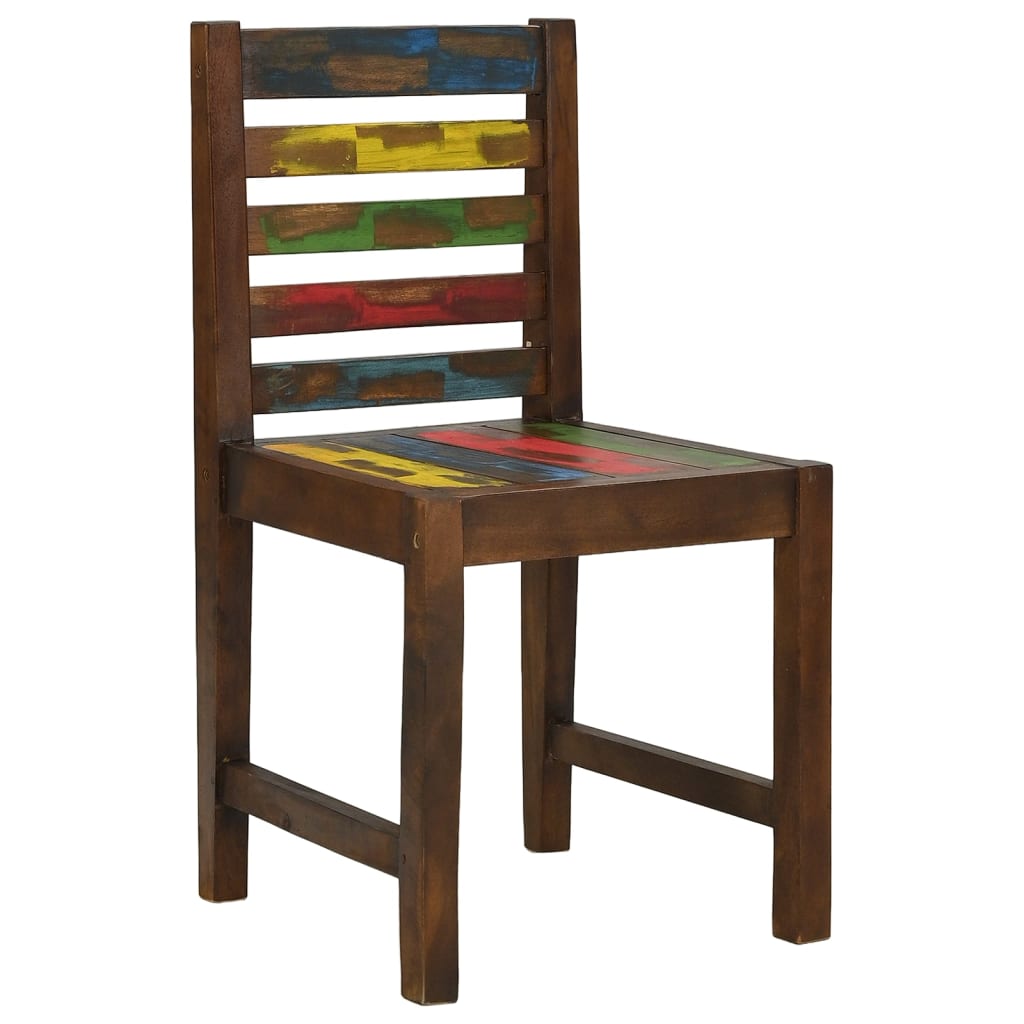 Dining Chairs 4 Pcs Solid Reclaimed Wood