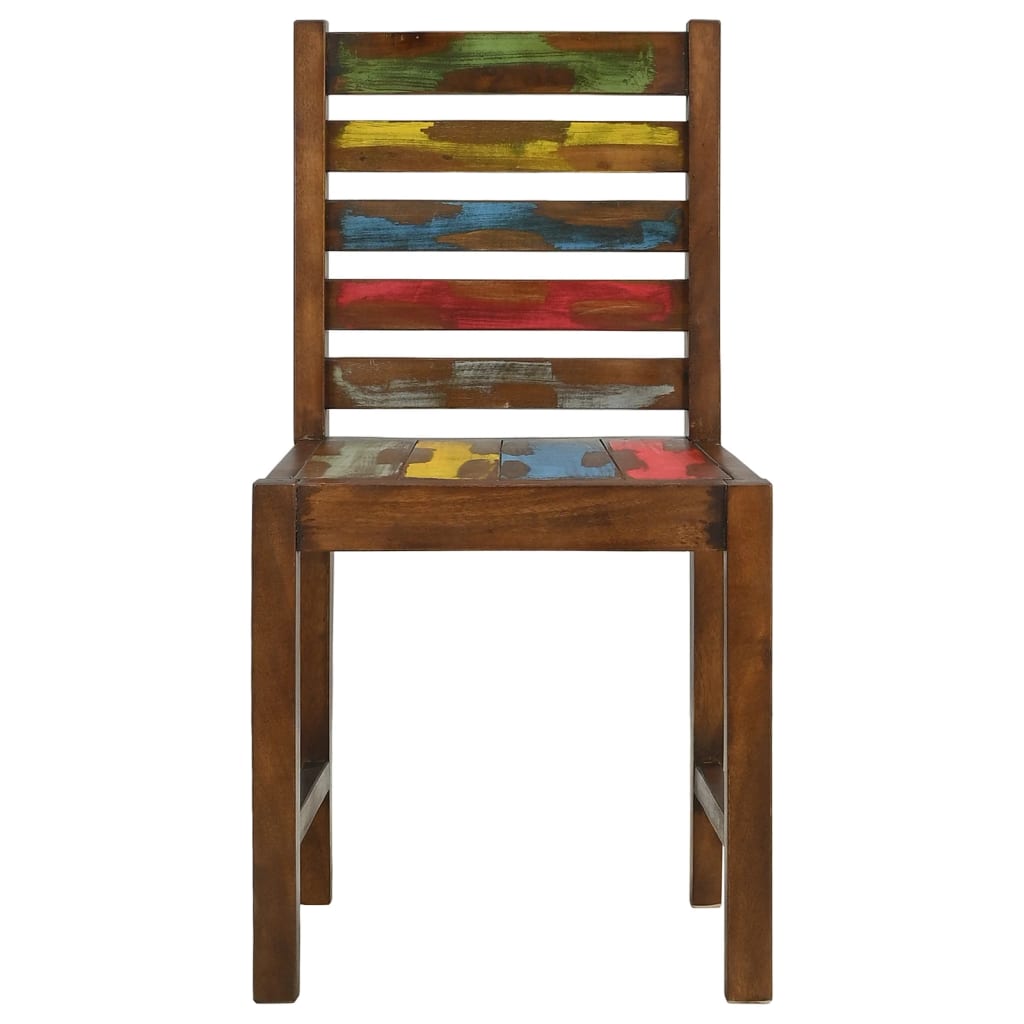 Dining Chairs 4 Pcs Solid Reclaimed Wood