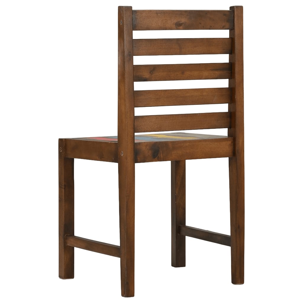 Dining Chairs 4 Pcs Solid Reclaimed Wood