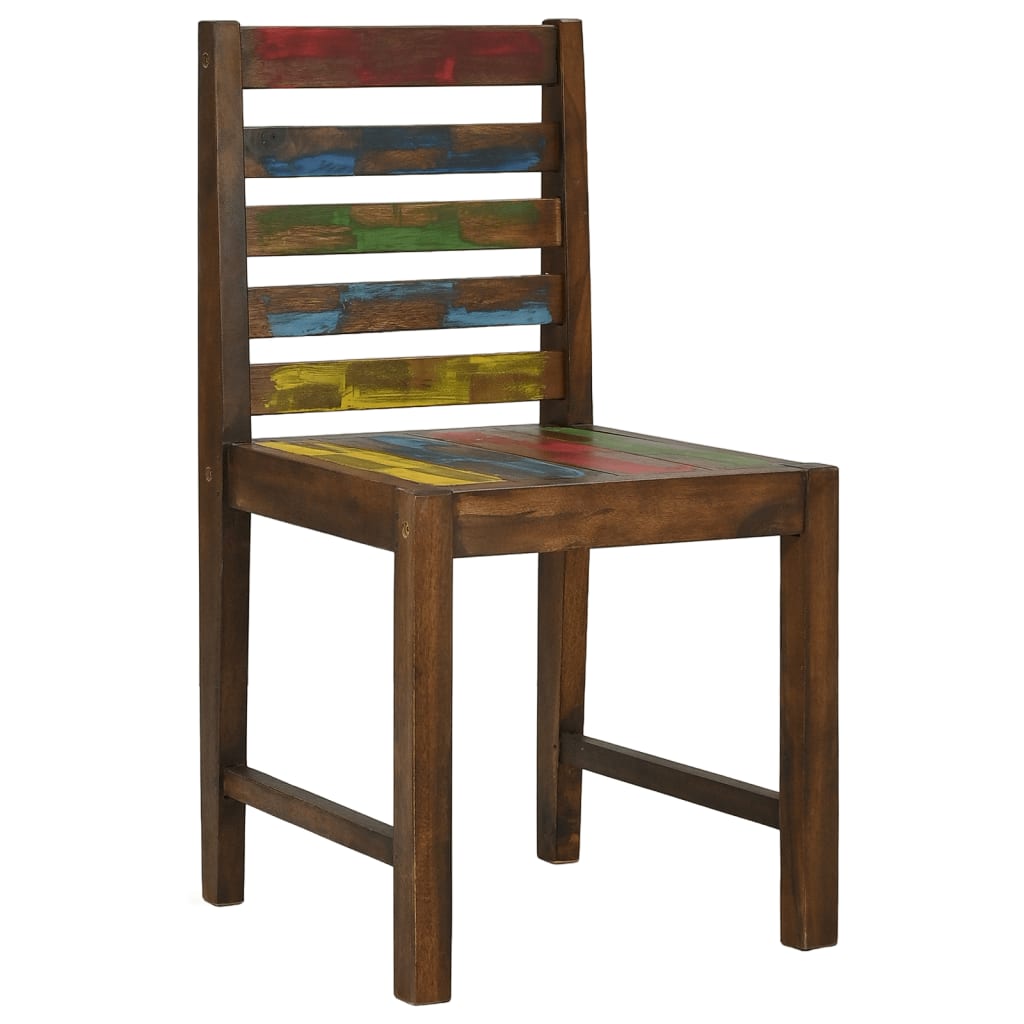 Dining Chairs 4 Pcs Solid Reclaimed Wood