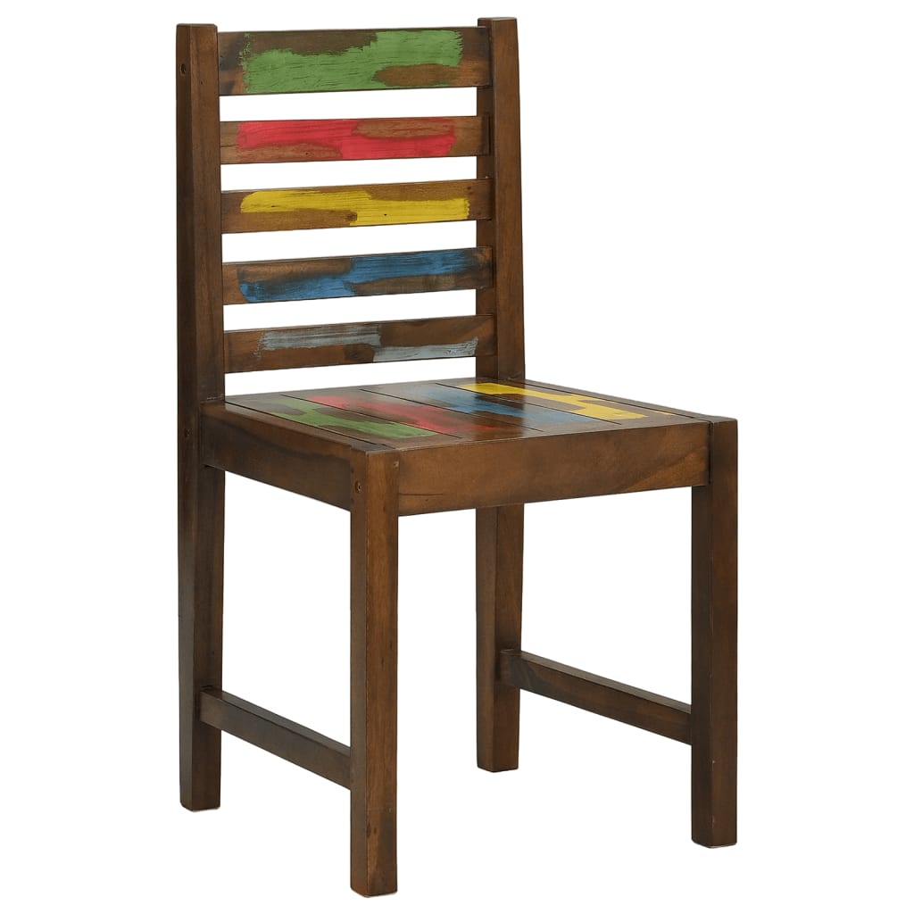 Dining Chairs 4 Pcs Solid Reclaimed Wood