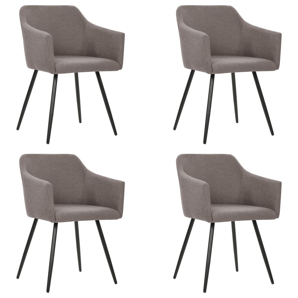 Dining Chairs 4 Pcs Fabric