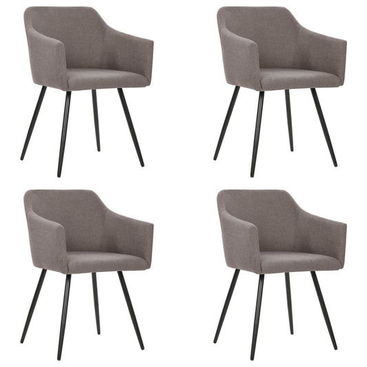 Dining Chairs 4 Pcs Fabric