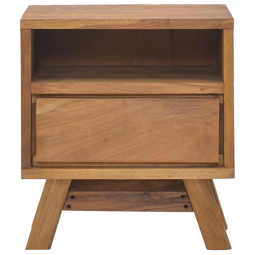 Bedside Cabinet 15.7&quot;X11.8&quot;X17.7&quot; Solid Teak Wood