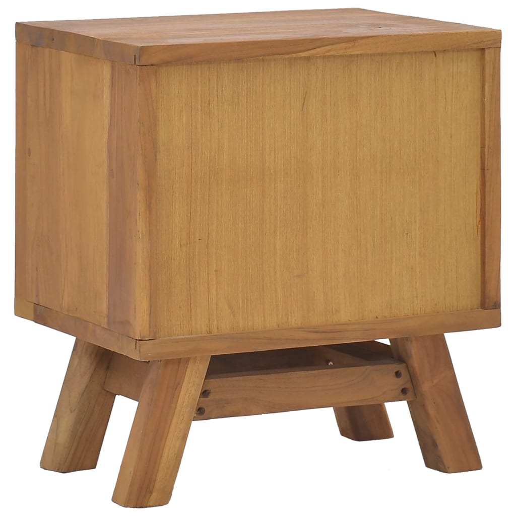 Bedside Cabinet 15.7&quot;X11.8&quot;X17.7&quot; Solid Teak Wood