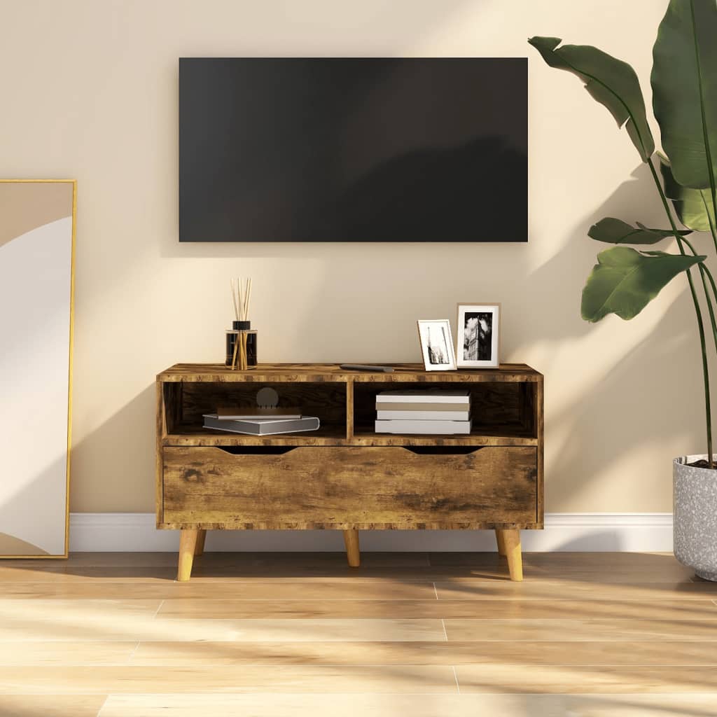 Tv Stand 35.4&quot;X15.7&quot;X19.1&quot; Engineered Wood