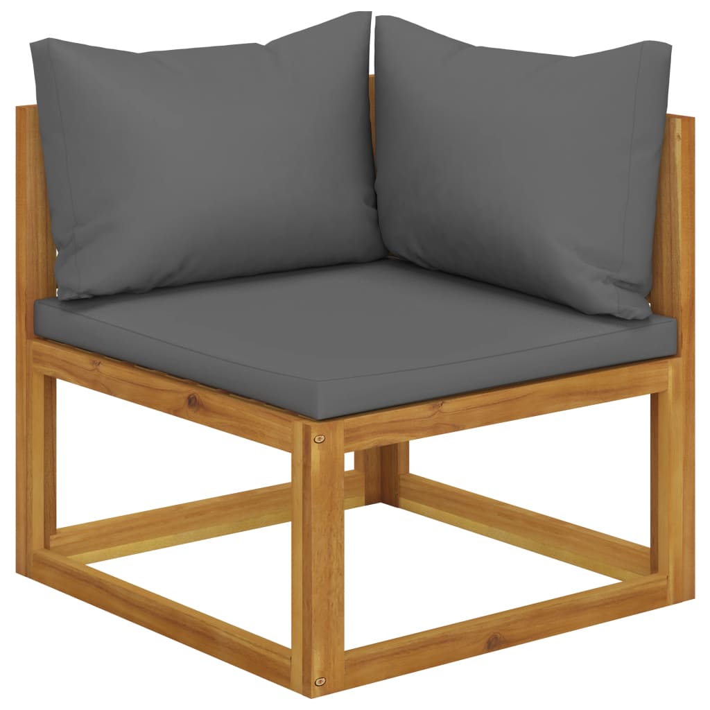 2-Seater Patio Bench With Cushions