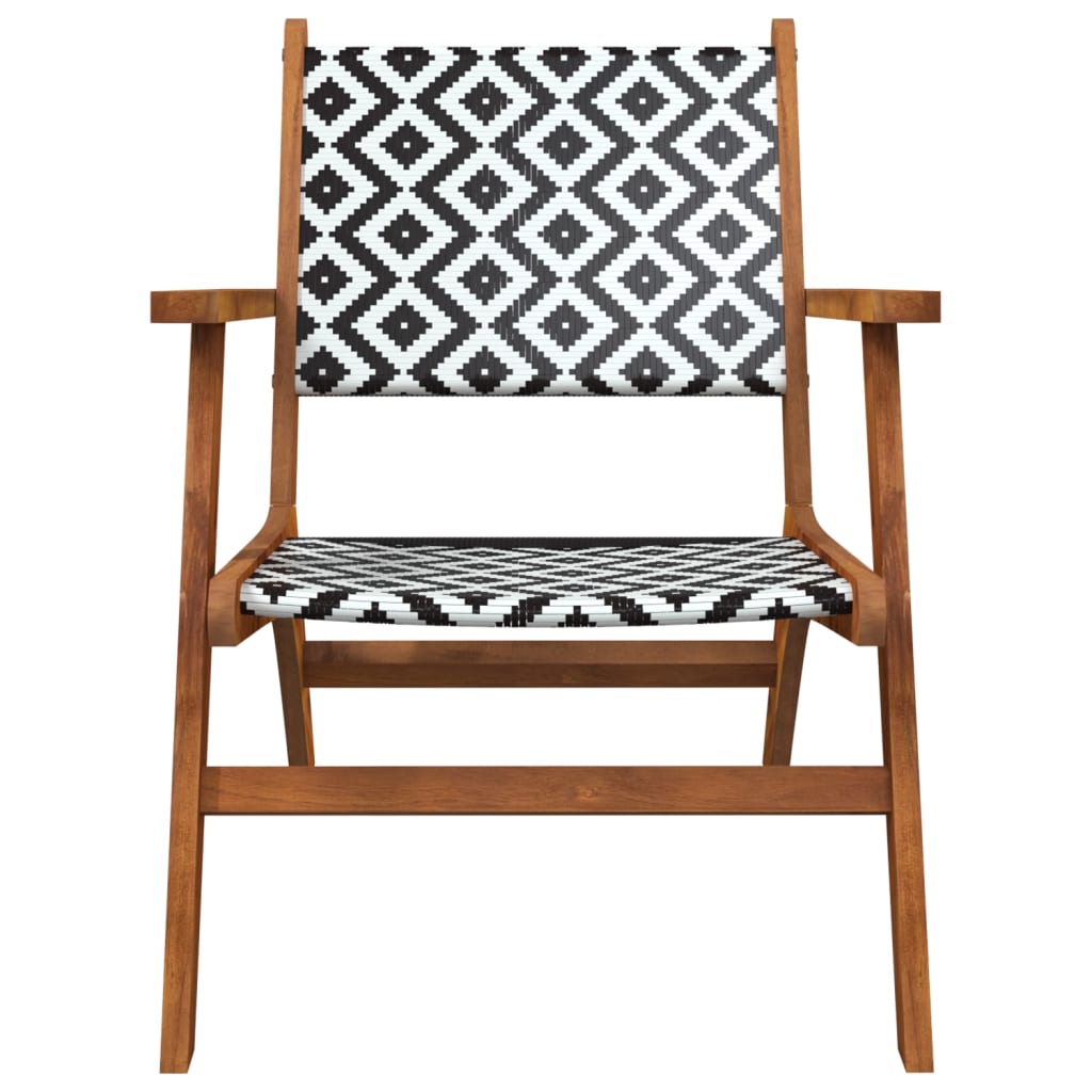 Patio Chairs 2 Pcs Solid Acacia Wood