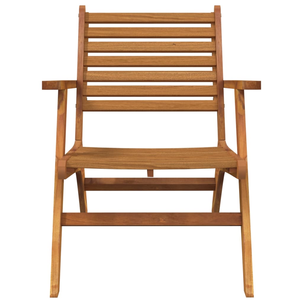 Patio Chairs 2 Pcs Solid Acacia Wood