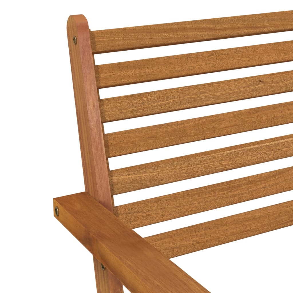 Patio Chairs 2 Pcs Solid Acacia Wood