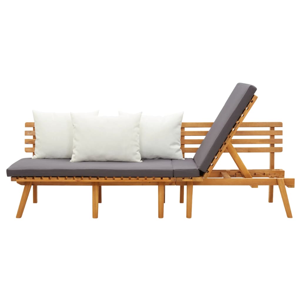 Garden Day Bed 78.7&quot;X25.6&quot; Solid Wood Acacia