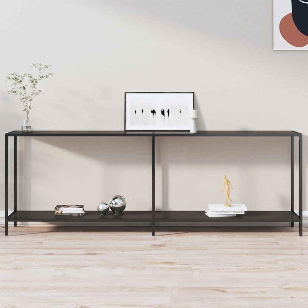 Console Table X13.8&quot;X29.7&quot; Tempered Glass