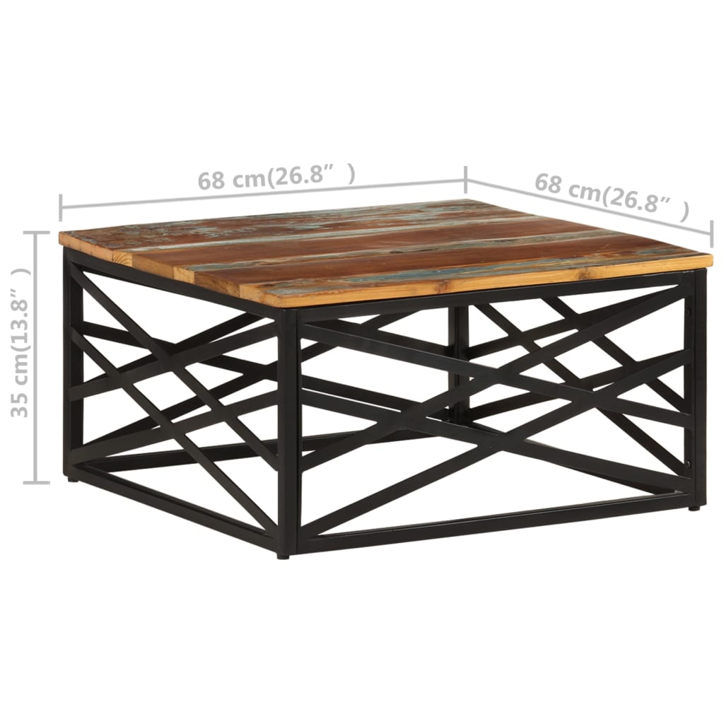 Coffee Table 26.8&quot;X26.8&quot;X13.8&quot;