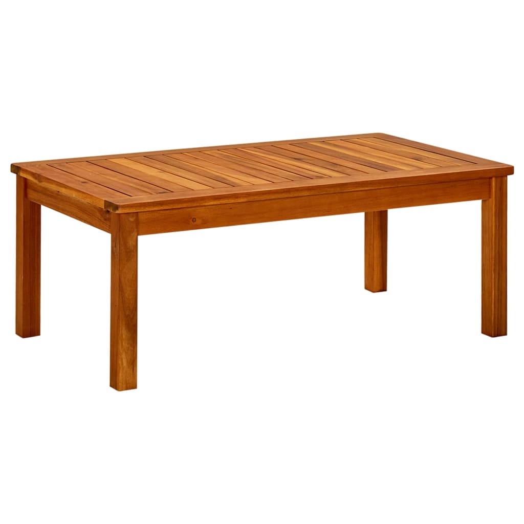 Patio Coffee Table Solid Acacia Wood