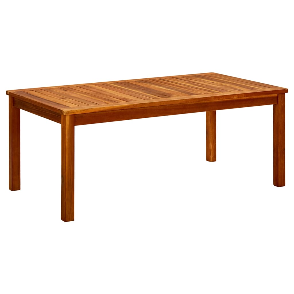 Patio Coffee Table Solid Acacia Wood