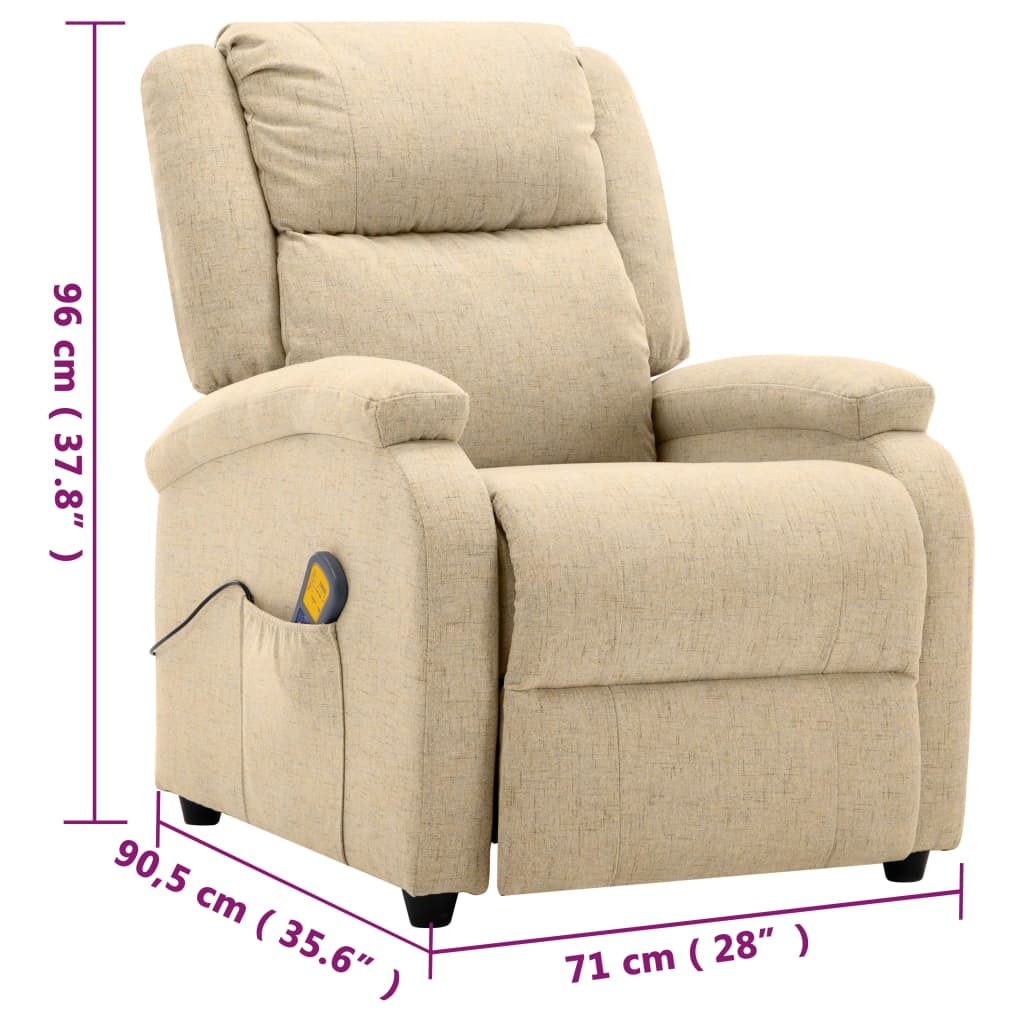 Massage Recliner Fabric