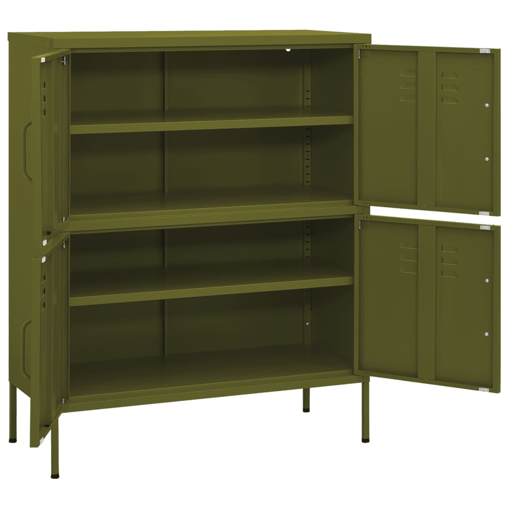 Storage Cabinet 31.5&quot;X13.8&quot;X40&quot; Steel