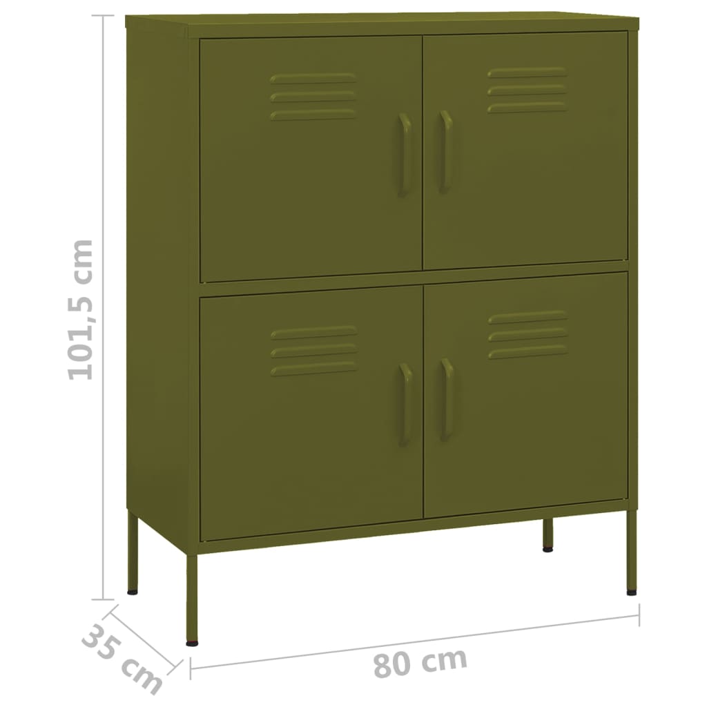 Storage Cabinet 31.5&quot;X13.8&quot;X40&quot; Steel