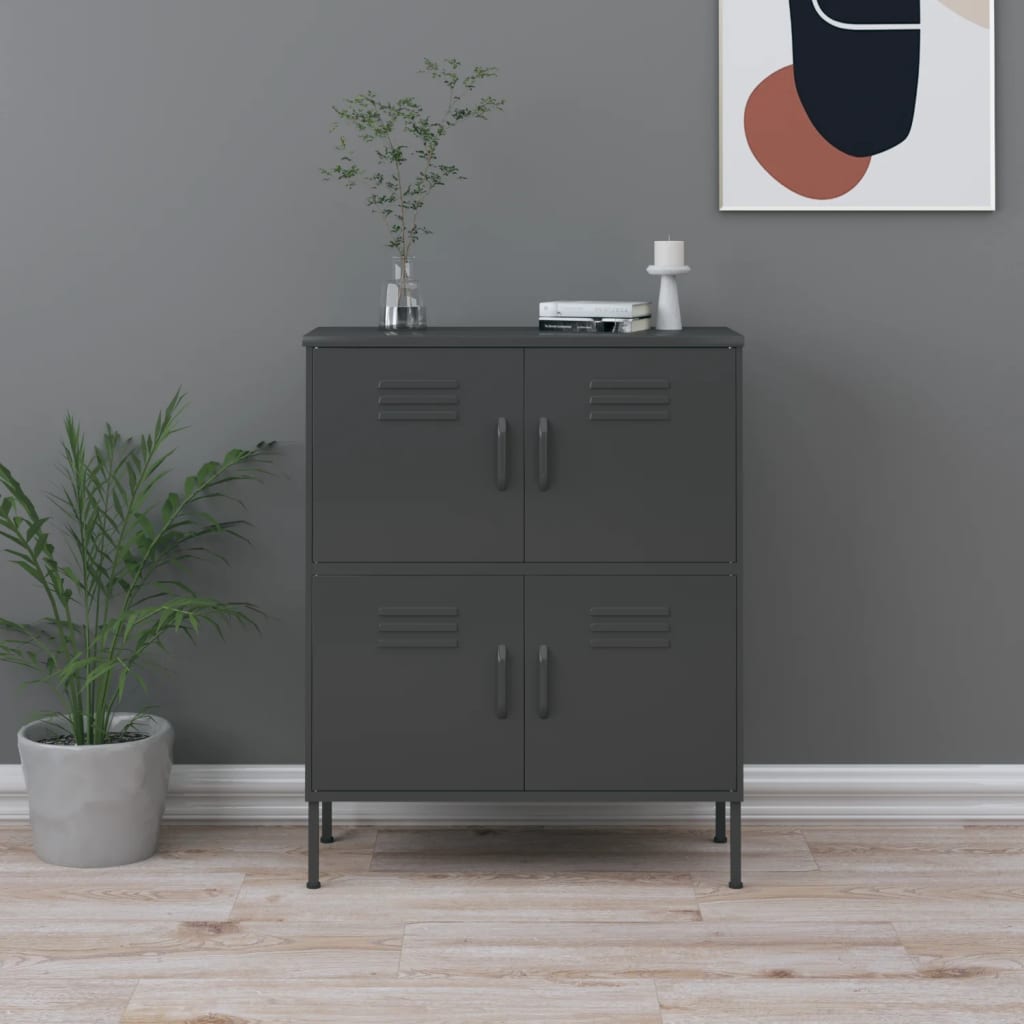 Storage Cabinet 31.5&quot;X13.8&quot;X40&quot; Steel