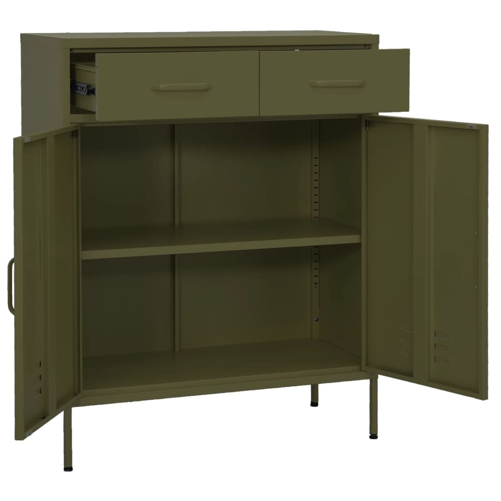 Storage Cabinet 31.5&quot;X13.8&quot;X40&quot; Steel