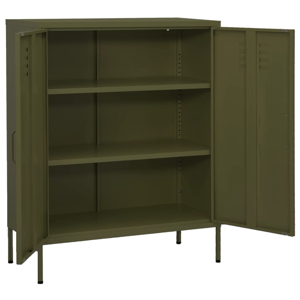 Storage Cabinet 31.5&quot;X13.8&quot;X40&quot; Steel