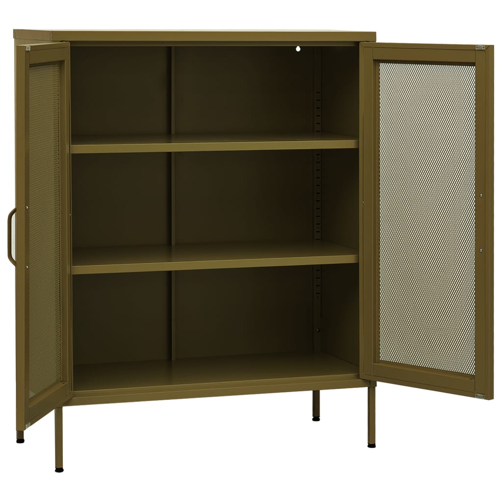 Storage Cabinet 31.5&quot;X13.8&quot;X40&quot; Steel