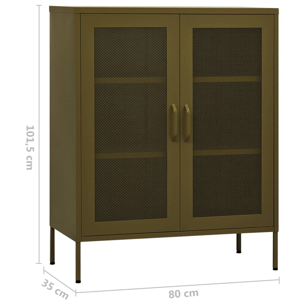 Storage Cabinet 31.5&quot;X13.8&quot;X40&quot; Steel