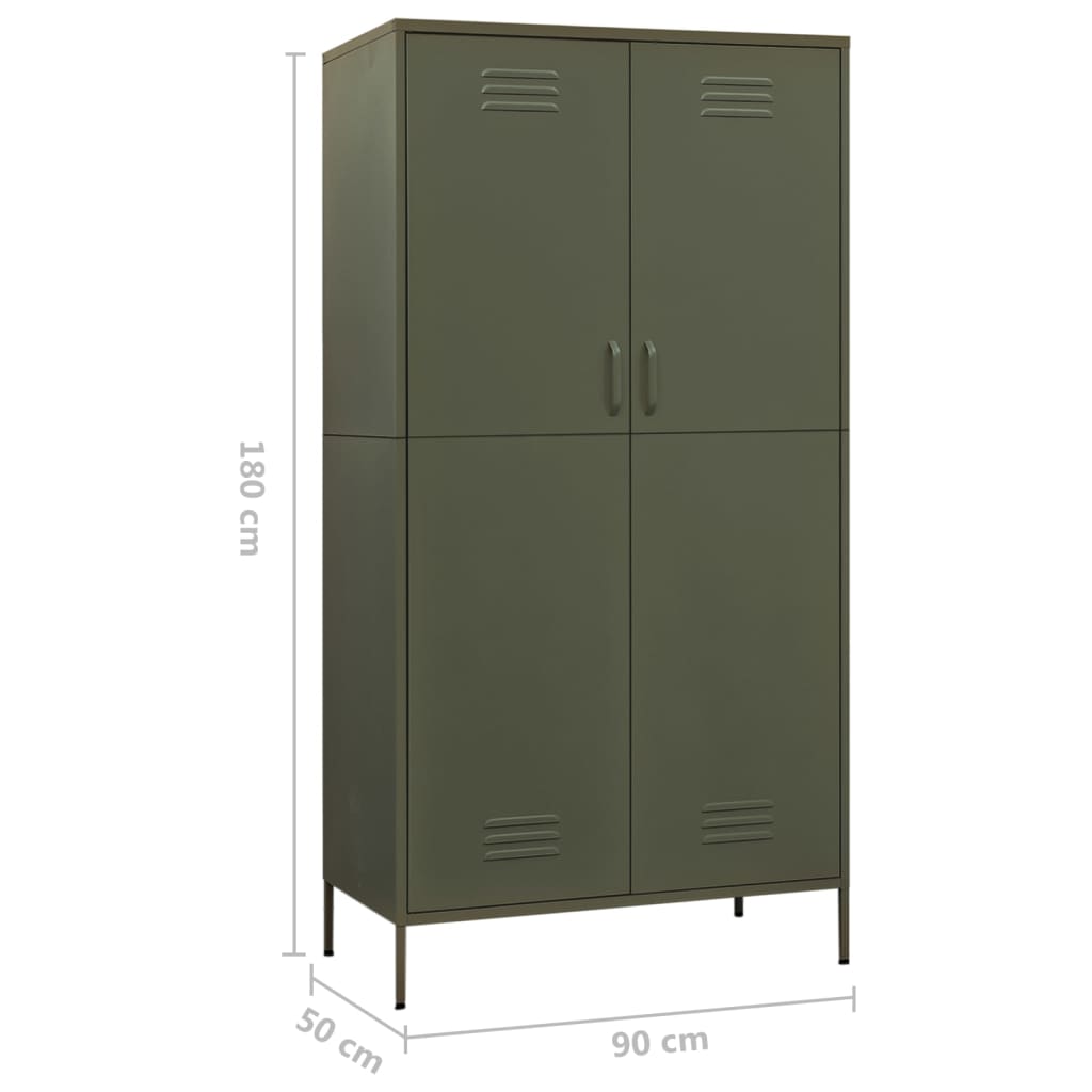 Wardrobe 35.4&quot;X19.7&quot;X70.9&quot; Steel