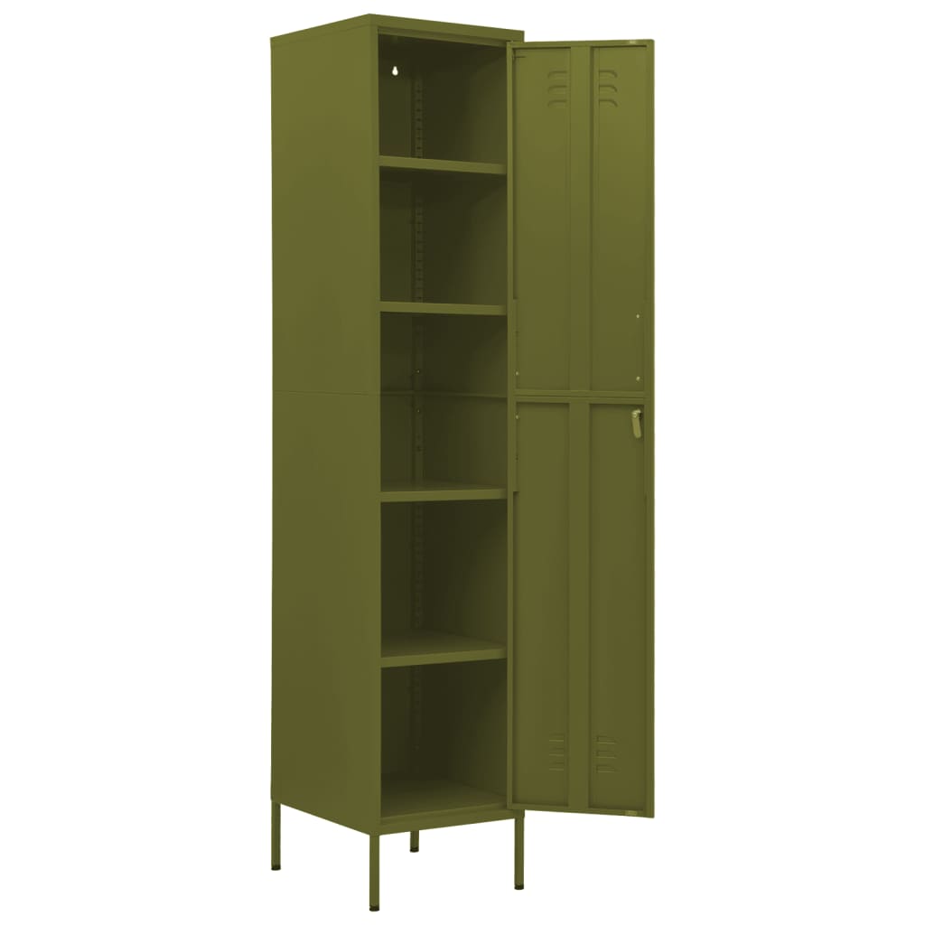 Locker Cabinet 13.8&quot;X18.1&quot;X70.9&quot; Steel