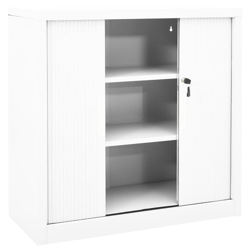 Sliding Door Cabinet 35.4&quot;X15.7&quot;X35.4&quot; Steel