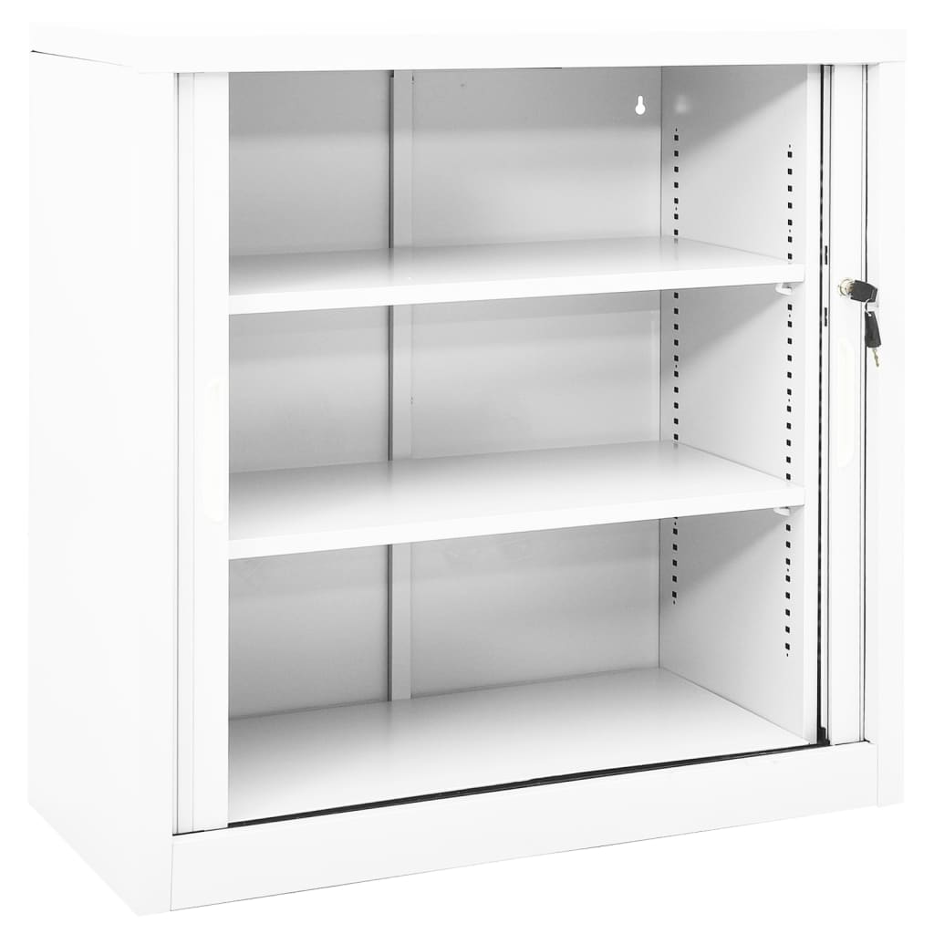 Sliding Door Cabinet 35.4&quot;X15.7&quot;X35.4&quot; Steel