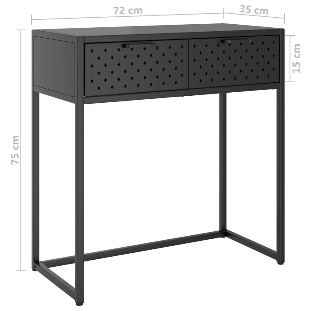 Console Table X13.8&quot;X29.5&quot; Steel