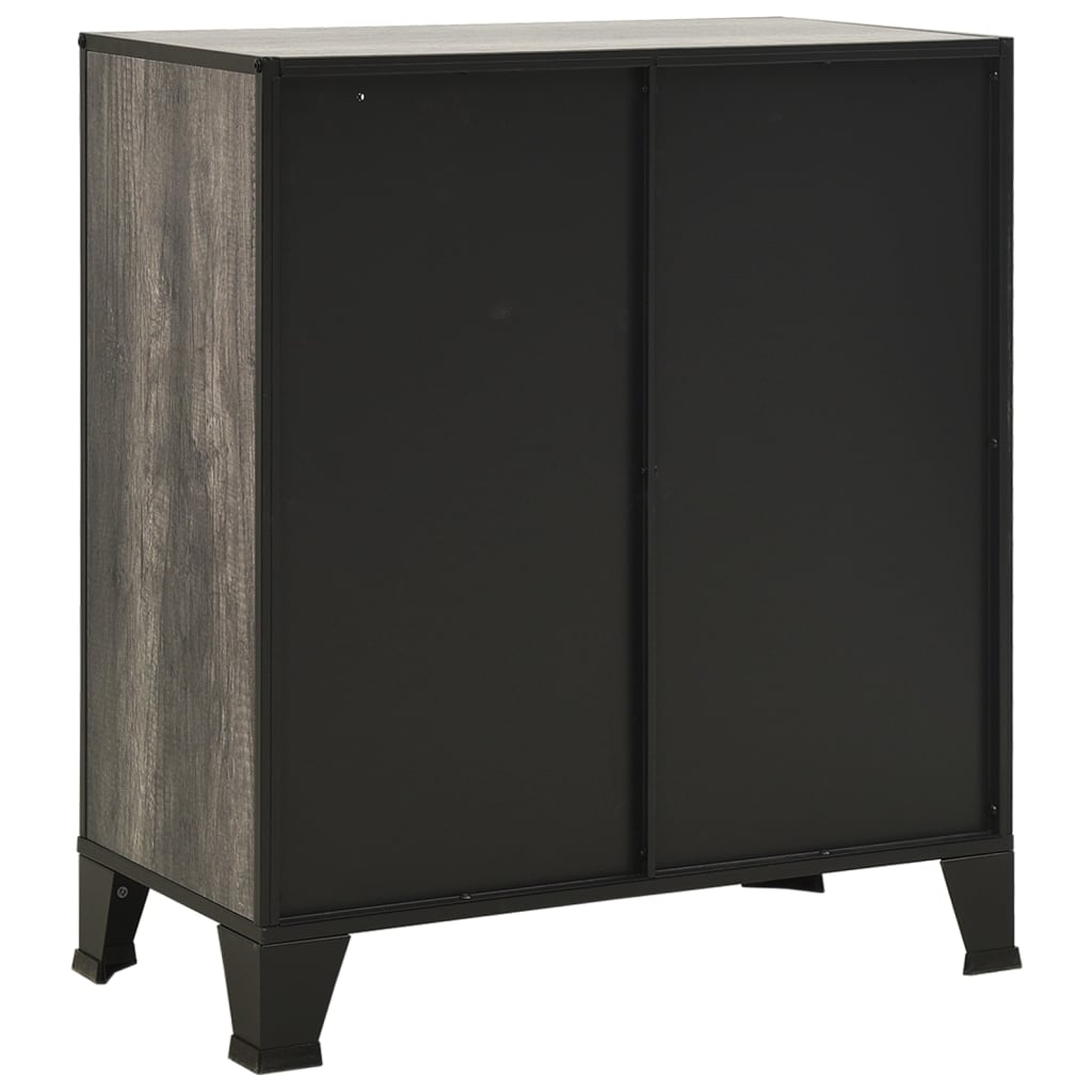 Storage Cabinet 28.3&quot;X14.2&quot;X32.3&quot; Metal And Mdf