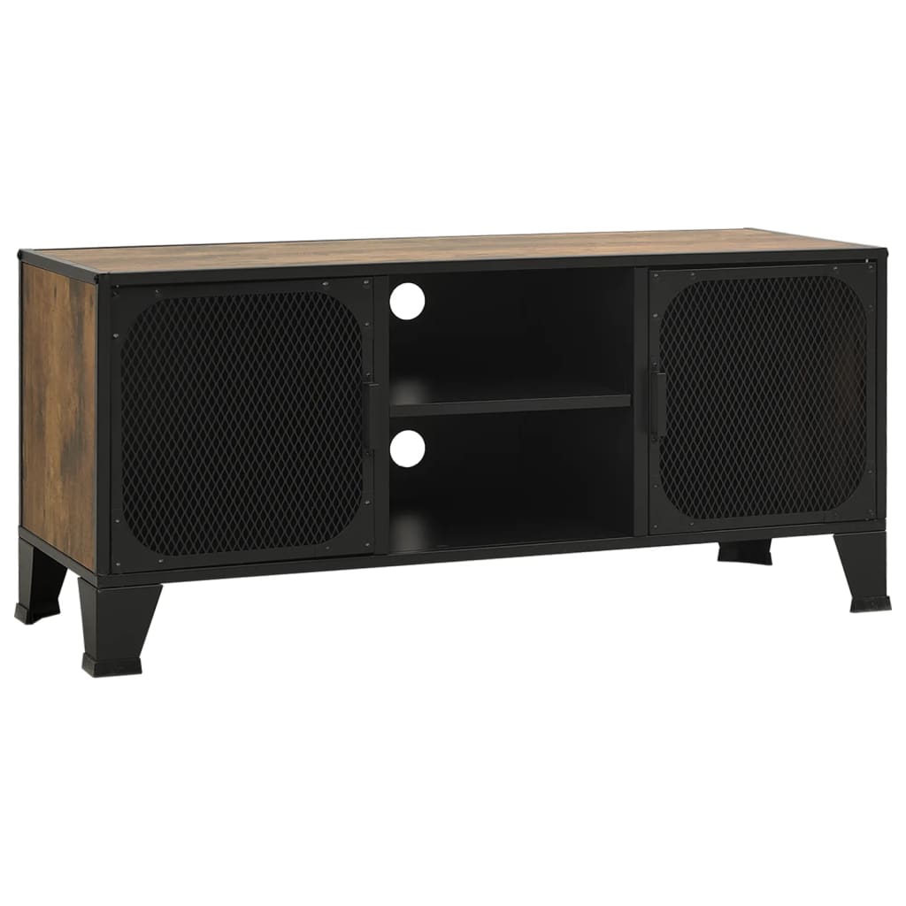 Tv Stand 41.3&quot;X14.2&quot;X18.5&quot; Metal And Mdf