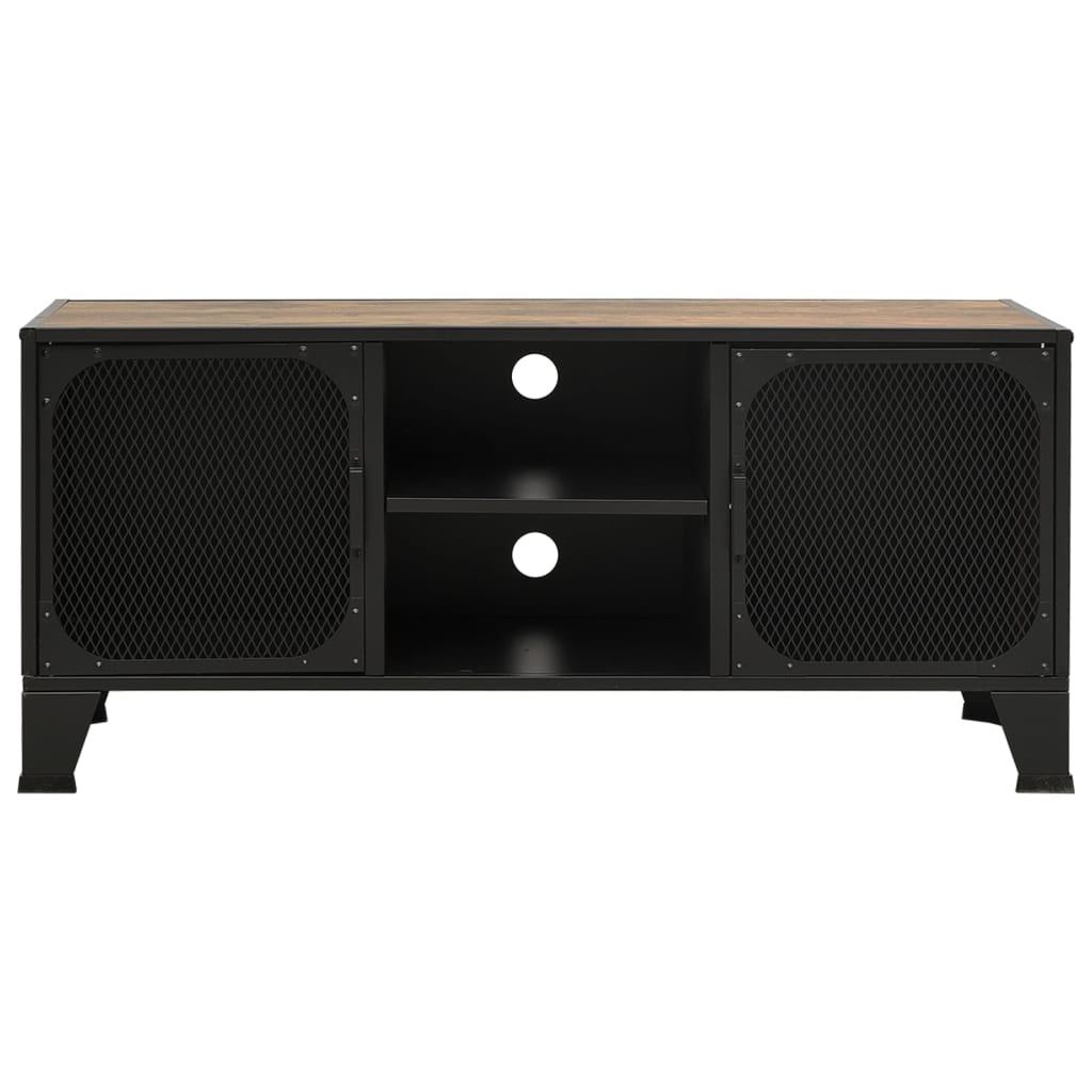 Tv Stand 41.3&quot;X14.2&quot;X18.5&quot; Metal And Mdf