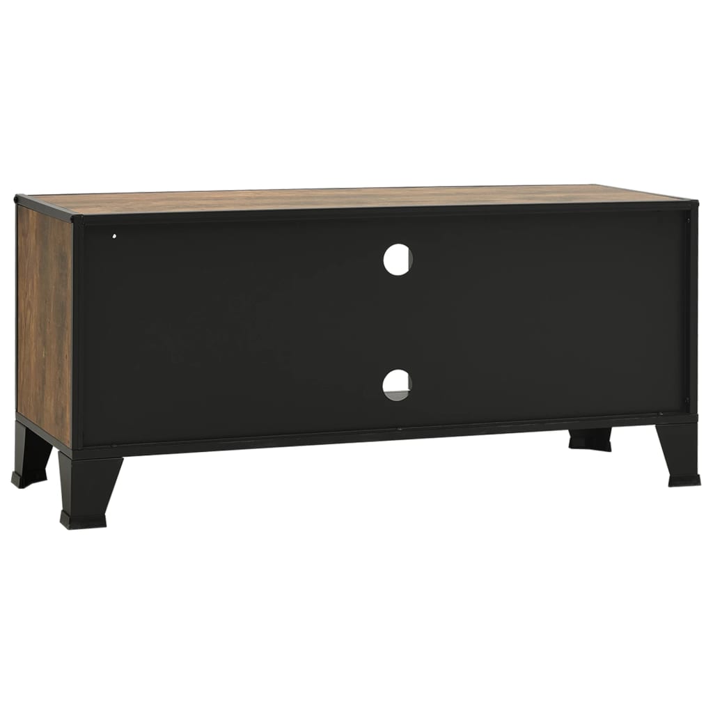 Tv Stand 41.3&quot;X14.2&quot;X18.5&quot; Metal And Mdf