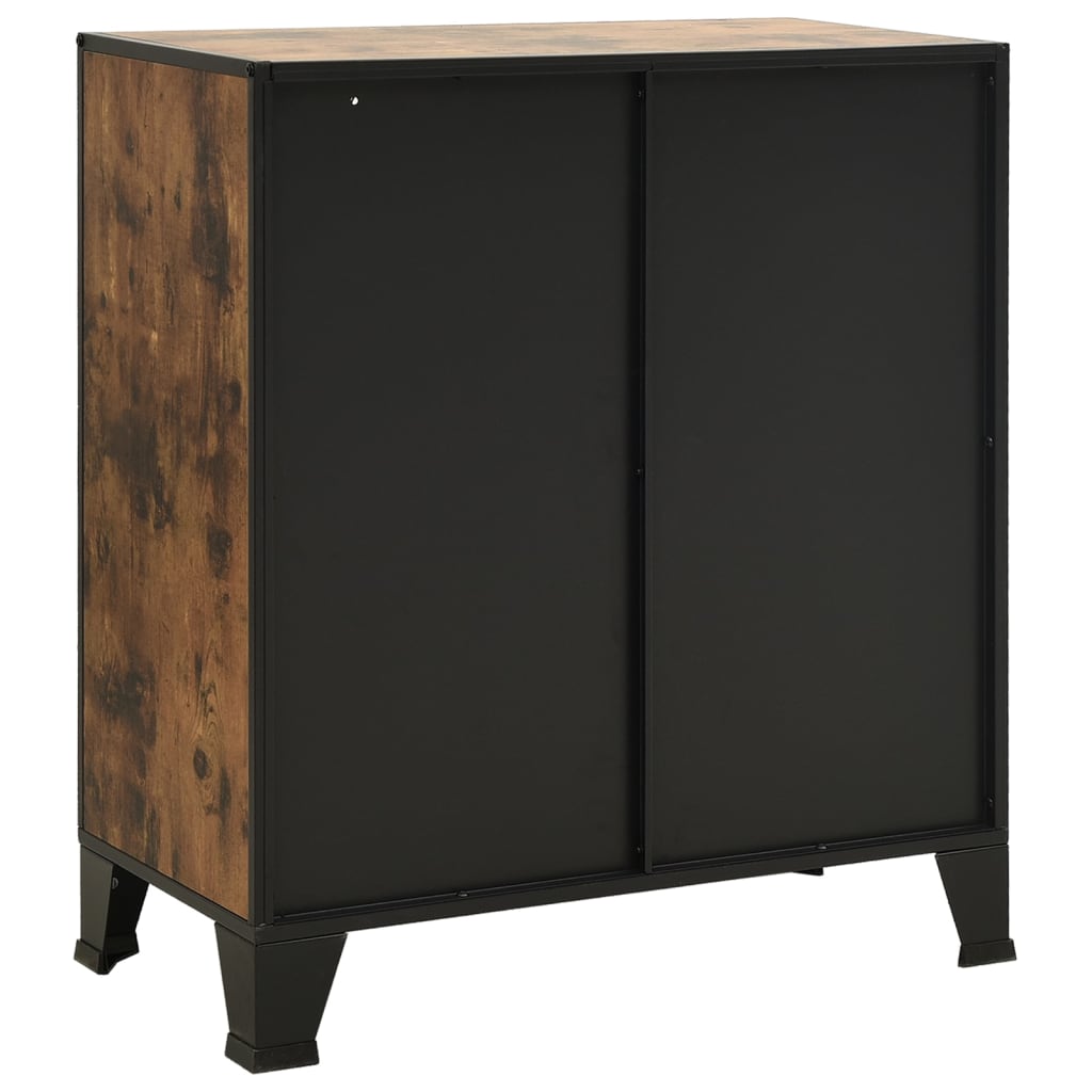 Storage Cabinet 28.3&quot;X14.2&quot;X32.3&quot; Metal And Mdf