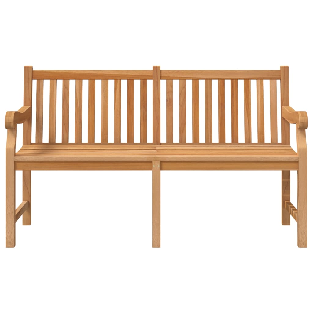 Patio Bench 59.1&quot; Solid Teak Wood