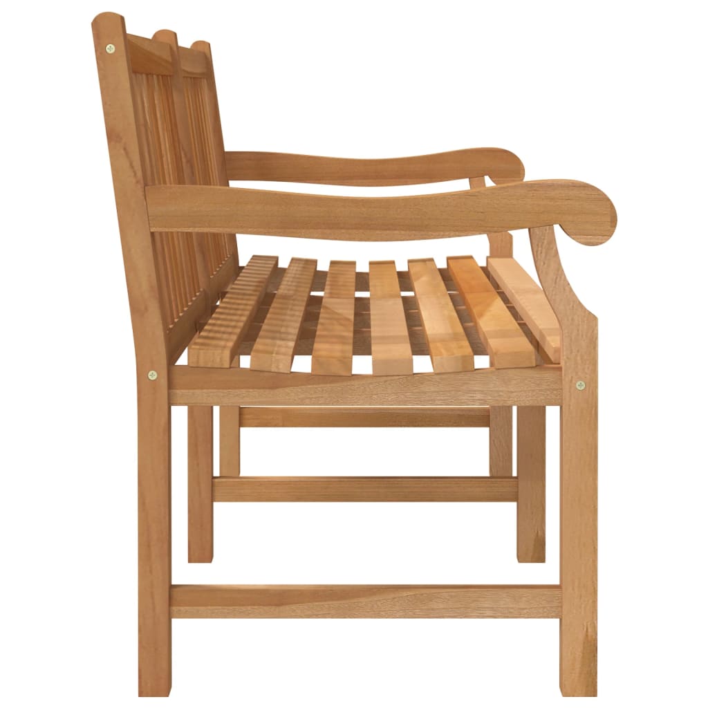 Patio Bench 59.1&quot; Solid Teak Wood