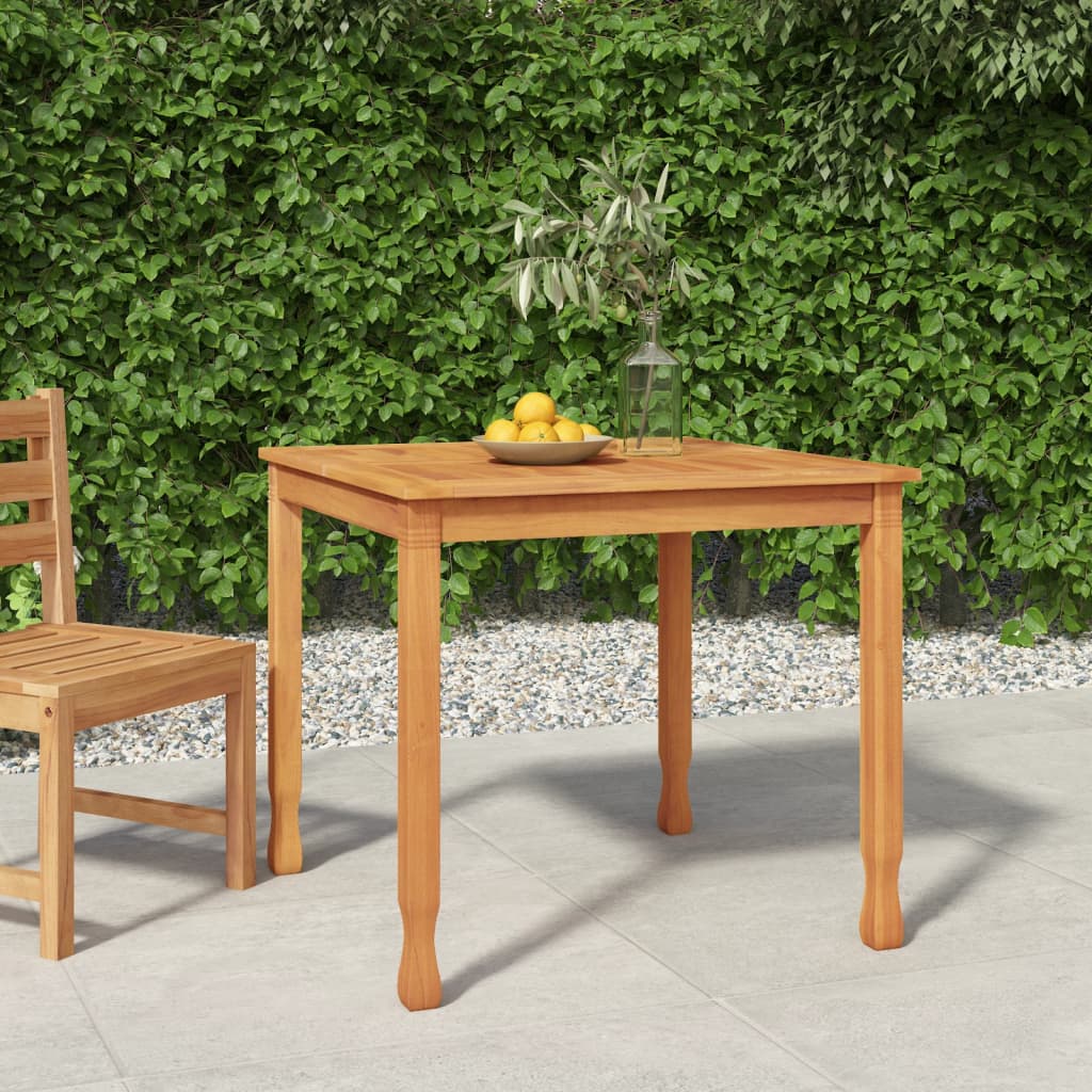 Patio Dining Table Solid Wood Teak