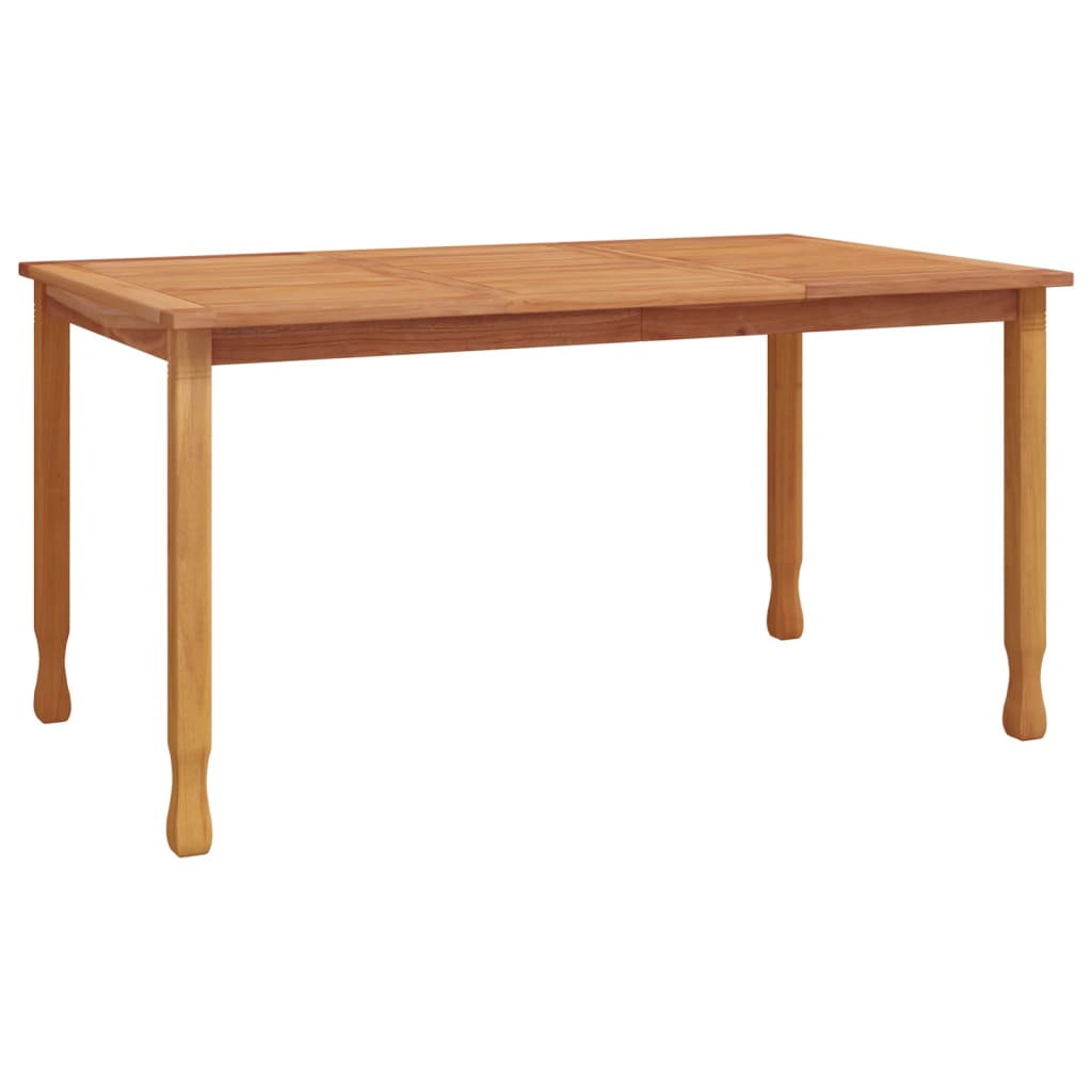 Patio Dining Table Solid Wood Teak