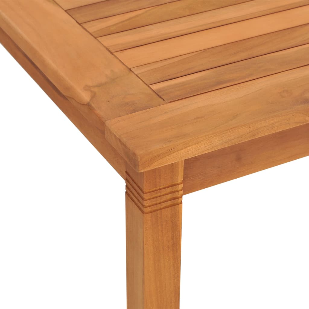 Patio Dining Table Solid Wood Teak