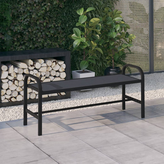 Patio Bench 49&quot; Steel And Wpc