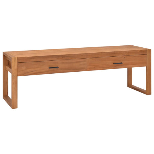 Tv Stand X15.7&quot;X17.7&quot; Solid Wood Teak